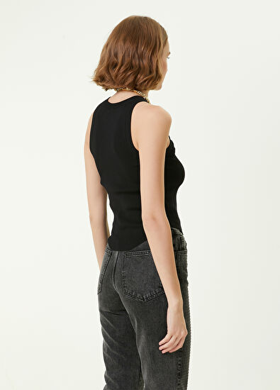 Beymen Club Siyah Ribanalı Atlet - 5