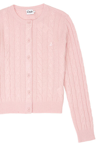 Beymen Club Pink Cable Knit Cardigan - 7