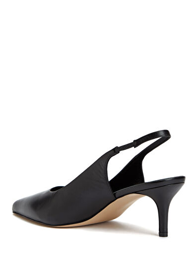 Beymen Club Siyah Deri Topuklu Ayakkabı - 3