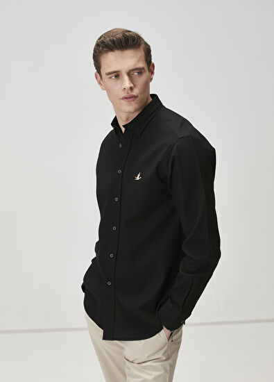 Beymen Club Comfort Fit Black Shirt - 4