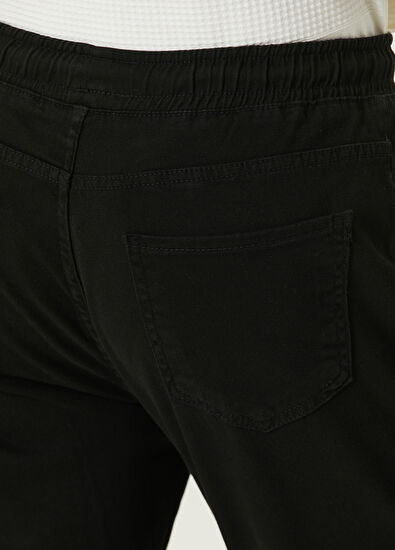 Beymen Club Black Waist Cord Jogger Sport Pants - 5