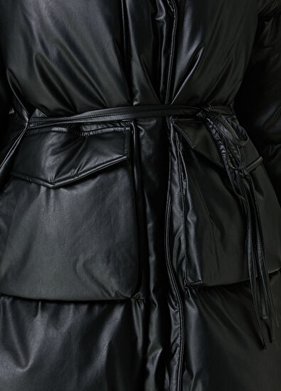 MM6 Maison Margiela Siyah Puff Mont - 4