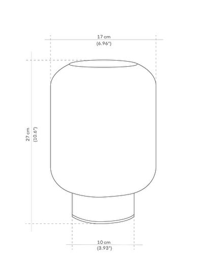 Soli Workshop Helios Bakır Masa Lambası - 5