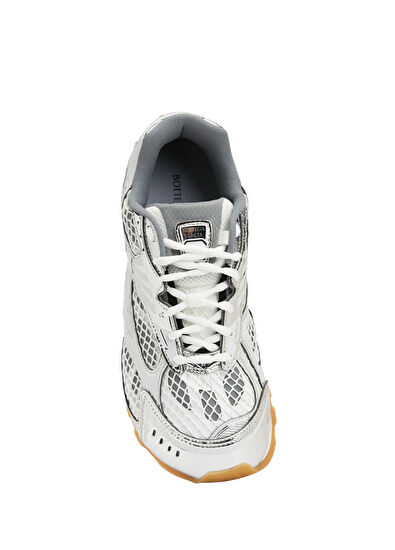 Bottega Veneta Orbit White Silver Mens Sneakers - 4
