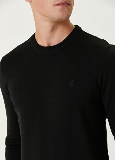 Beymen Club Siyah Yün Basic Kazak - 6