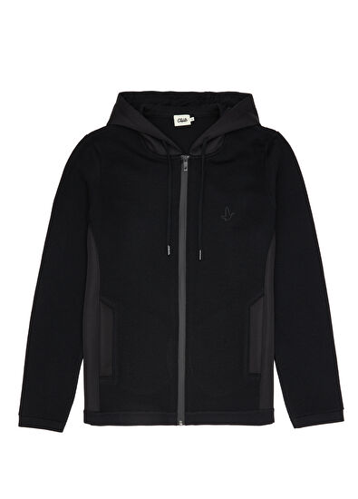 Beymen Club Black Hooded Wool Knit Cardigan - 7