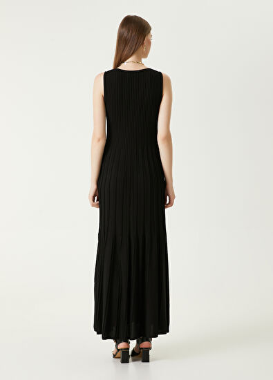 Beymen Club Black Maxi Knit Dress - 6