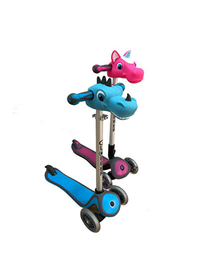 Globber Globber Dino T-Bar Accessory - Blue - 4