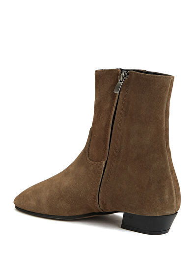 Beymen Club Taupe Women's Suede Boots - 3