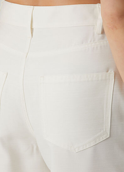 Loulou Studio Ardea Beyaz Pantolon - 5