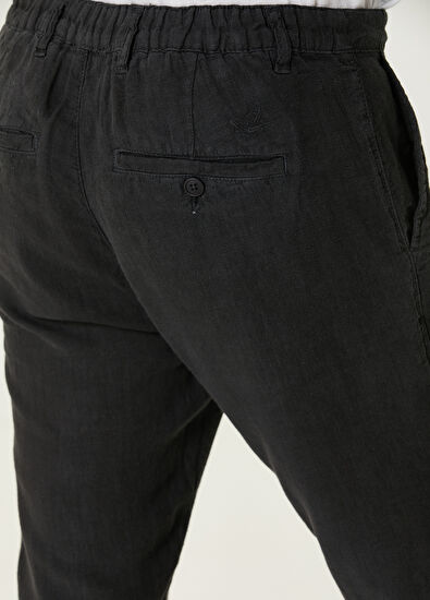 Beymen Club Black Linen Trousers - 5