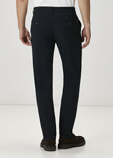 Beymen Club Navy Blue Twill Chino Trousers - 3
