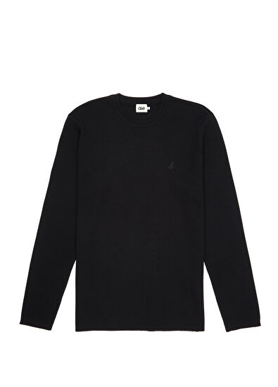 Beymen Club Siyah Yün Basic Kazak - 7