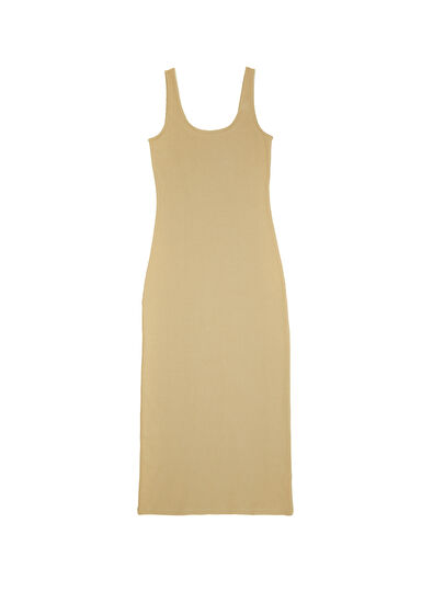 Beymen Club Beige Maxi Dress - 7