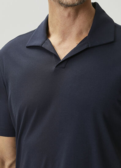Maurizio Baldassari Lacivert Polo T-shirt - 5