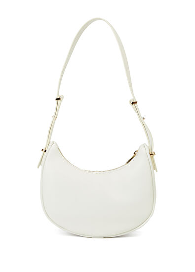 Beymen Club Beyaz Logo Detaylı Kadın Omuz Çantası - 4