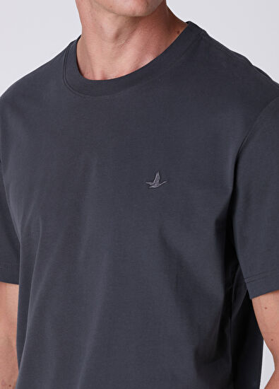 Beymen Club Relax Fit Antrasit Suprem T-shirt - 6