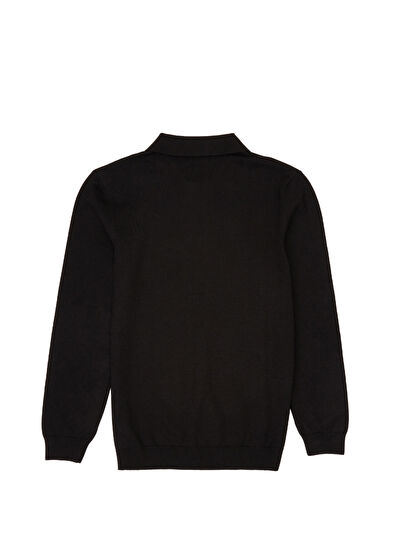 Beymen Club Black Polo Sweater - 7