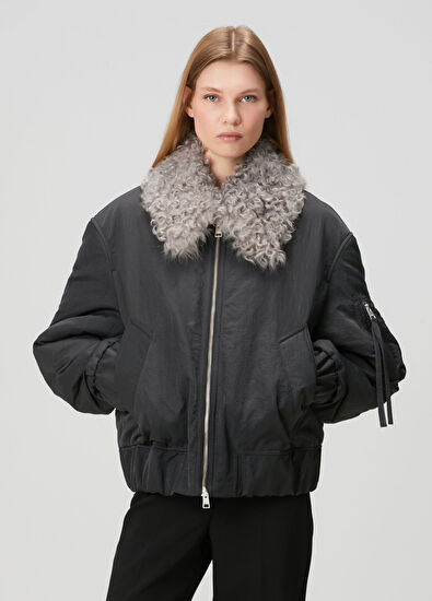 Ami Paris Antrasit Bomber Mont - 3