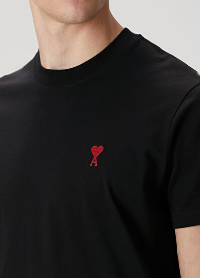 Siyah Organik Pamuk T-shirt - Görsel 7