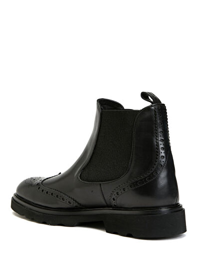 Beymen Club Black Mens Leather Boots - 3