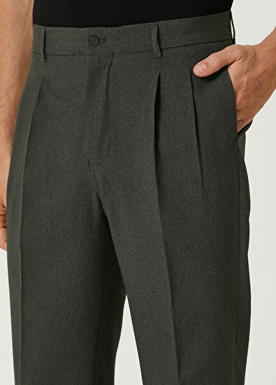 Beymen Club Haki Gofre Dokulu Takım Elbise - 10