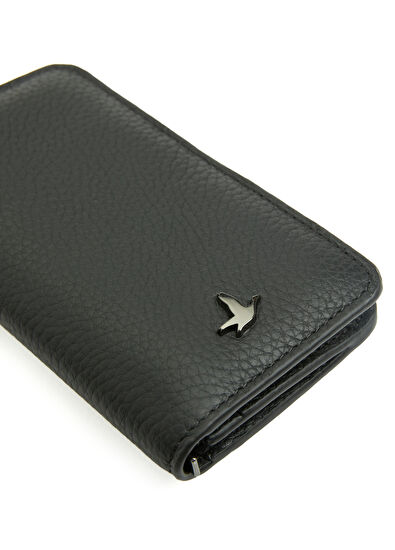 Beymen Club Black Men's Leather Wallet - 5