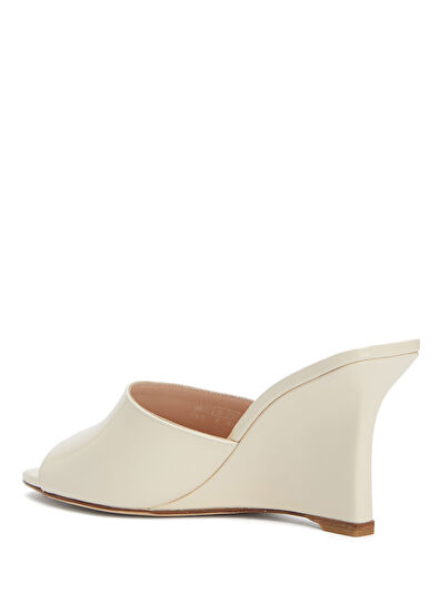 Stuart Weitzman Vinnie Ecru Women's Slippers - 3