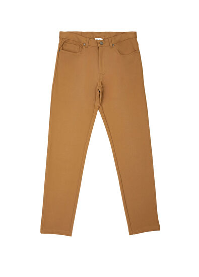 Beymen Club Regular Fit Deve Tüyü 5 Cep Örme Spor Pantolon - 4