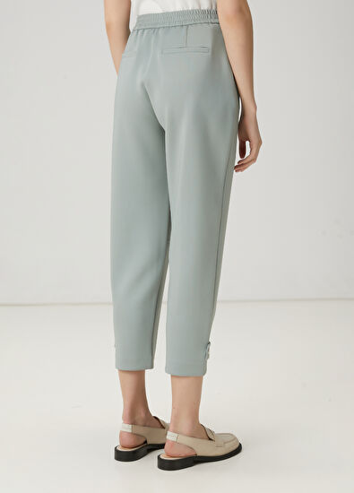 Beymen Club Su Yeşili Scuba Pantolon - 4