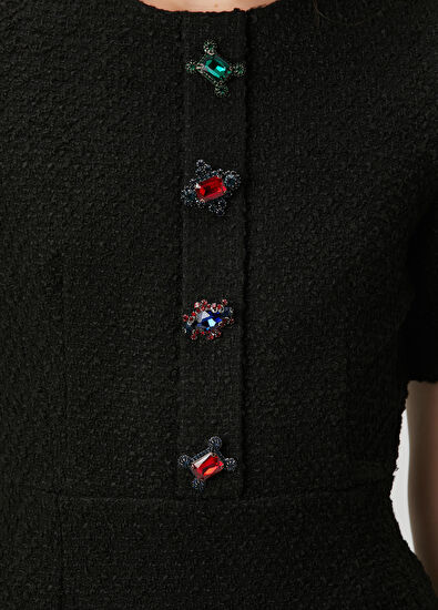 Beymen Club Siyah Mini Elbise - 6