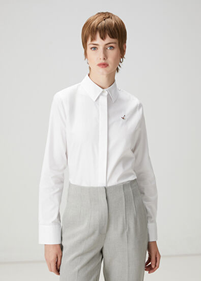 Beymen Club White Basic Poplin Shirt - 3