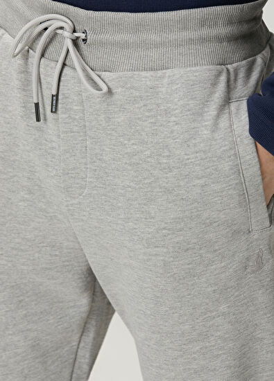 Beymen Club Gri Beli Kordonlu Jogger Eşofman Altı - 4