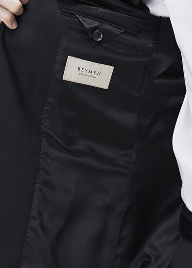 Drop 7 Siyah Yün Takım Elbise - Görsel 12