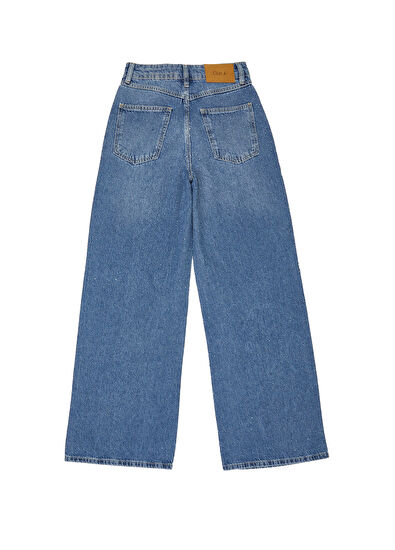 Beymen Club Blue Stone Embroidered Jeans - 6