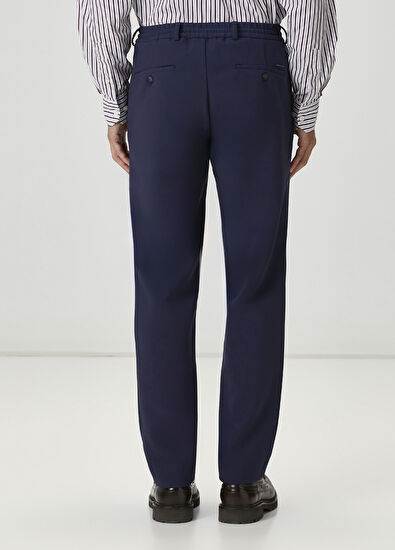 Beymen Club Navy Blue Waist Corded Sports Pants - 3
