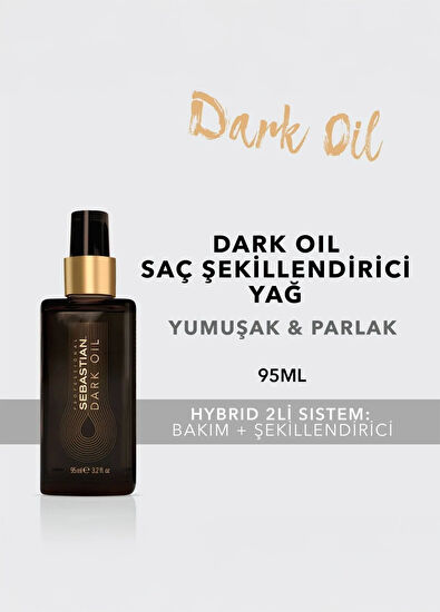 Sebastian Dark Oil Nemlendirici Saç Bakım Yağı 95 ml - 5