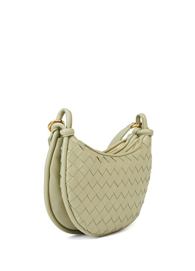 Bottega Veneta Gemelli Messenger Beyaz Kadın Deri Çanta - 3