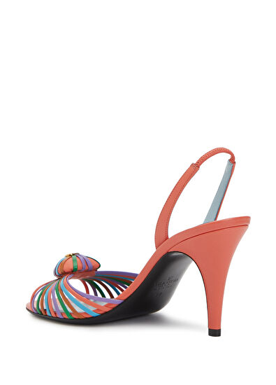 Colorblocked Kadın Deri Sandalet - Görsel 4