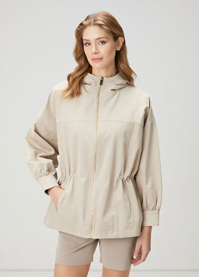 Beymen Club Beige Hooded Jacket - 5