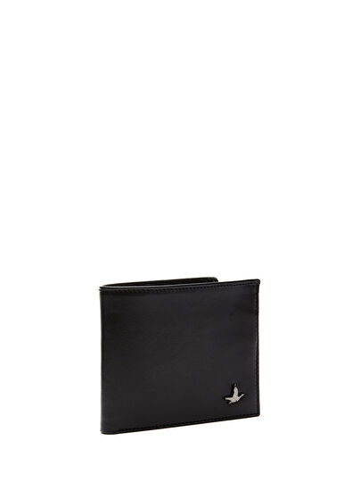 Beymen Club Black Men's Leather Belt Wallet Set - 4