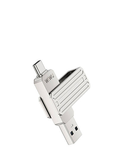 Wiwu Wi-FD001 64GB 3in1 USB-A + Lightning + Type-C OTG Sürücü  - 7