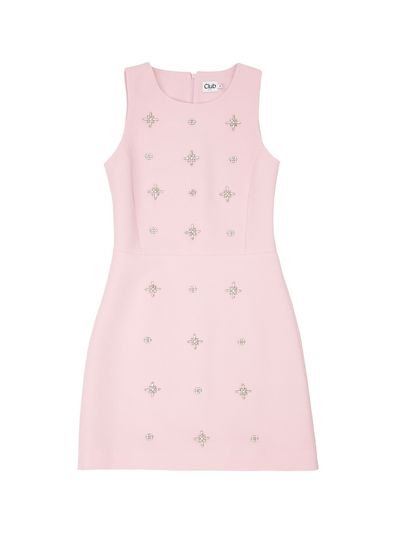 Beymen Club Pink Embellished Mini Cocktail Dress - 5