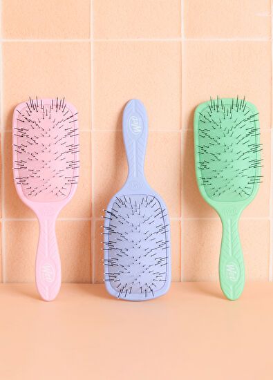 Wet Brush Go Green Paddle Detangler Lila Kalın Telli Saçlar İçin Geniş Saç Fırçası - 4