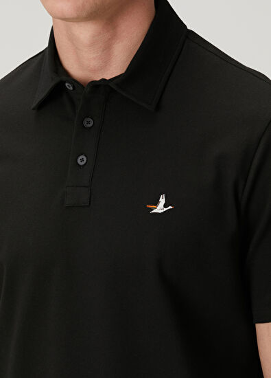 Beymen Club Comfort Fit Siyah Polo Yaka T-shirt - 6