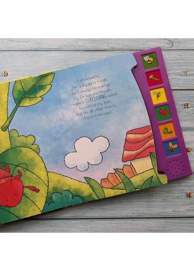 North Parade Publishing - Insects 6 Button Sound Book Yabancı Dil Sesli ...