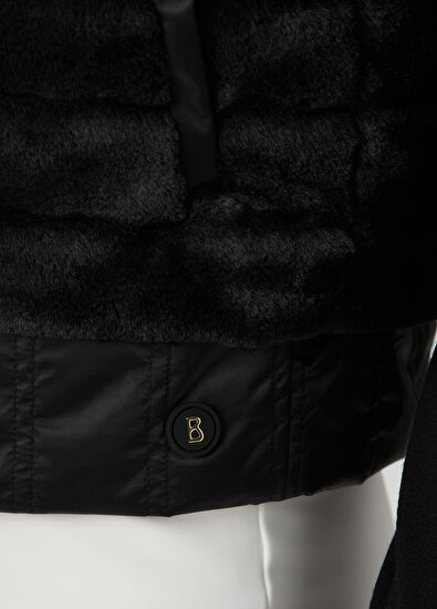 Bogner Yumi Black Hooded Vest - 6