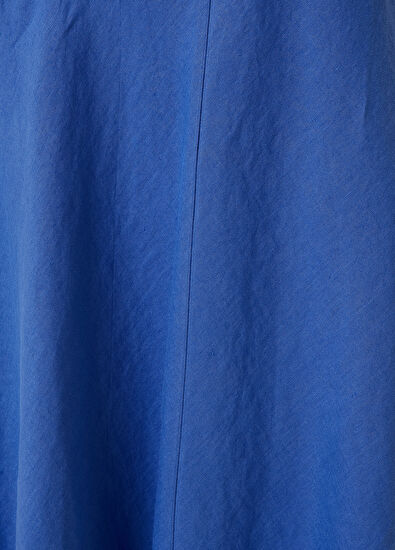 Beymen Club Mavi Midi Keten Etek - 4