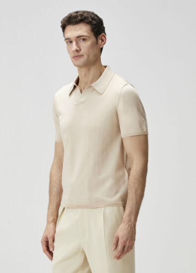 Sandro Bej Polo Triko T-shirt - 3