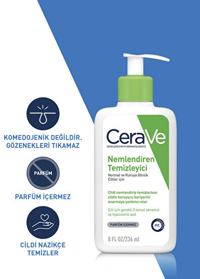 Cerave Moisturizing Facial Cleanser for Dry Skin 236 ml - 5